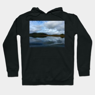 Lagoon reflections in a cloudy day Hoodie